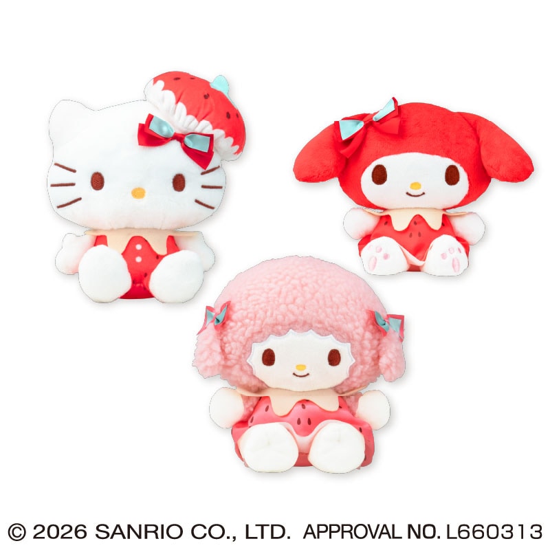 3月3週入荷予定 サンリオキャラクターズ いちごみるくメルトドール1