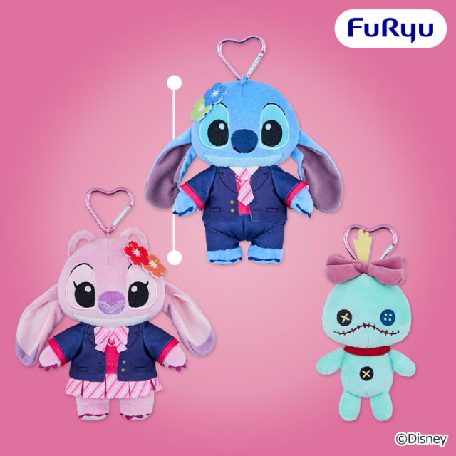 5月5週入荷予定 ディズニー　スティッチ ぎゃるKAWAふぉと カラビナ付きぬいぐるみ